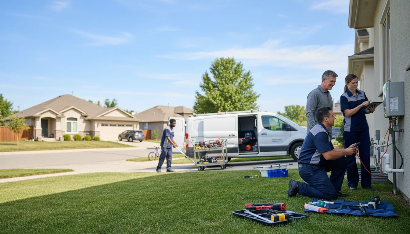 Tankless water heater service in Haworth, OK